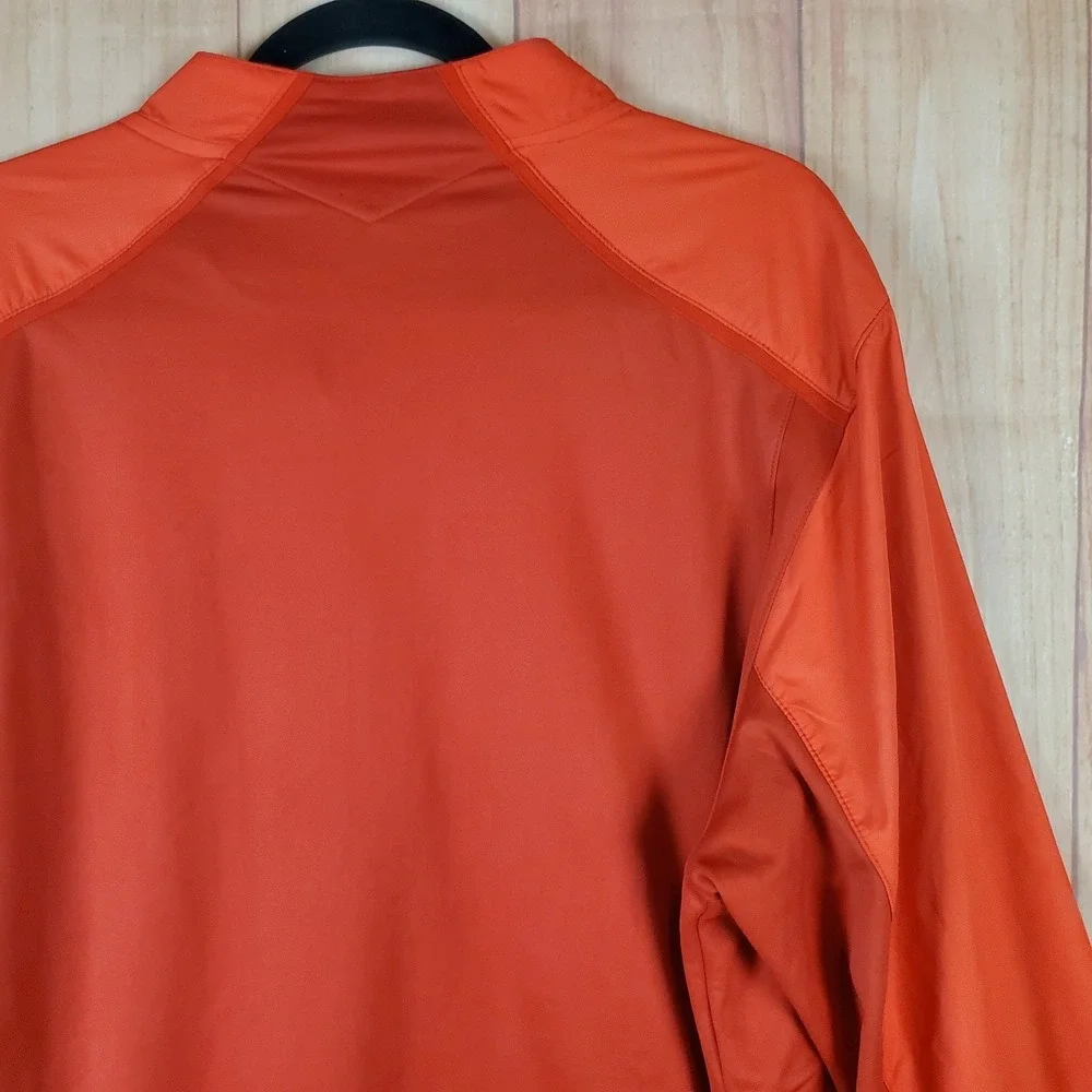 Nike Arizona Wildcats Mens Basketball Jacket Sz Large Red Quarter Zip Pullover